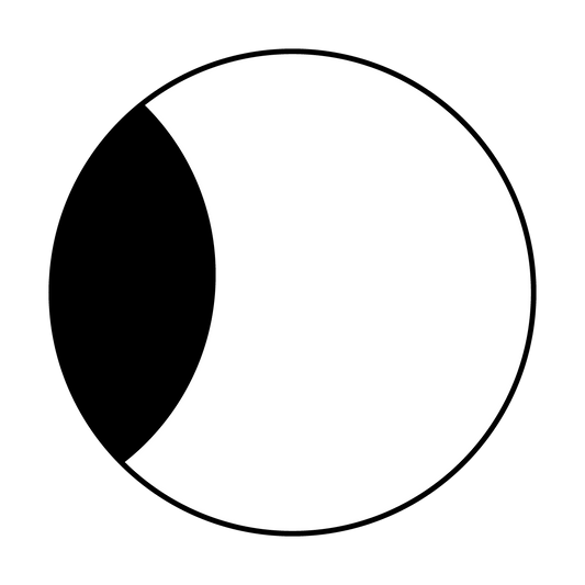Moon Three Quarters