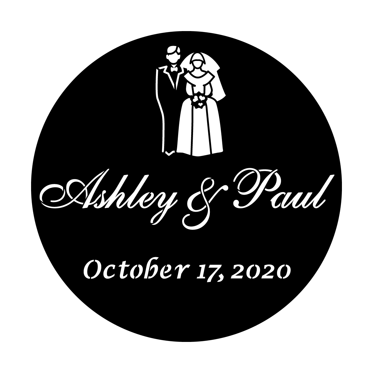 Bride and Groom Modern - Lucida Calligraphy Italic, Shelley Allegro BT
