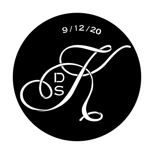 Initials - Alexei Copperplate ITC, Copperplate Gothic BT