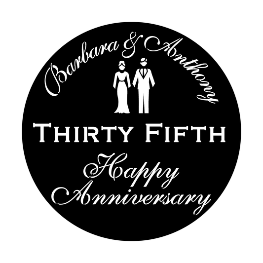 Names and Anniversary - Saffron Too, Copperplate