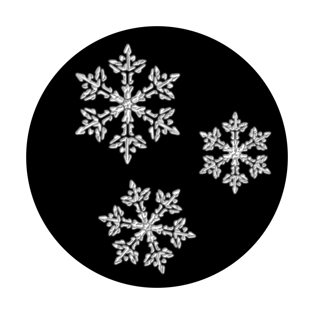 Lacy Snowflake Triad
