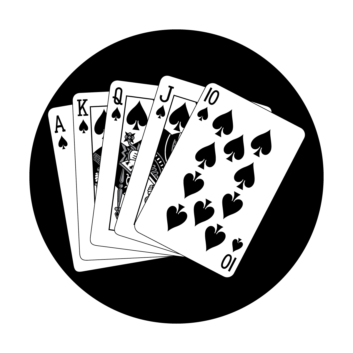 Straight Royal Flush Spades
