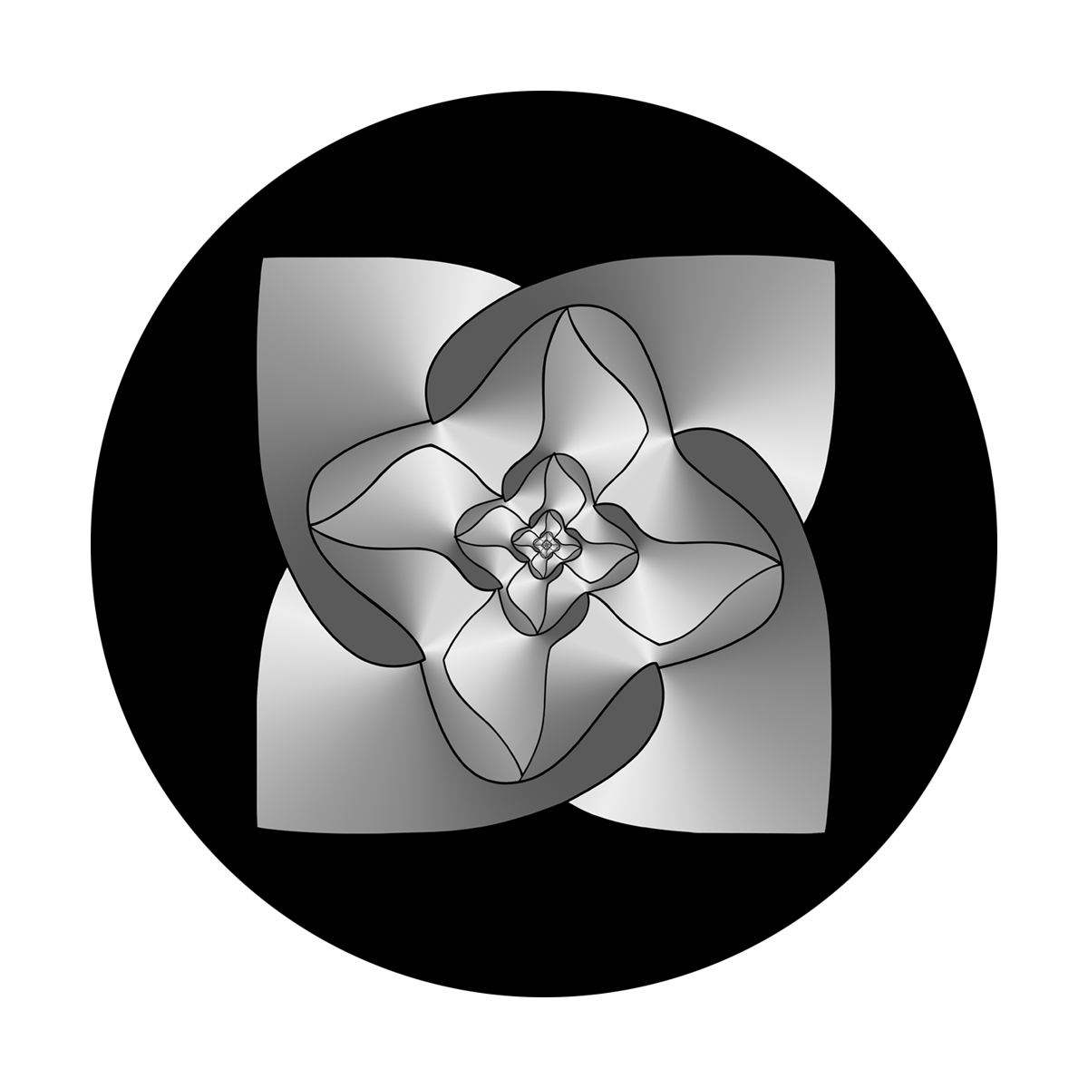Floral Pinwheel
