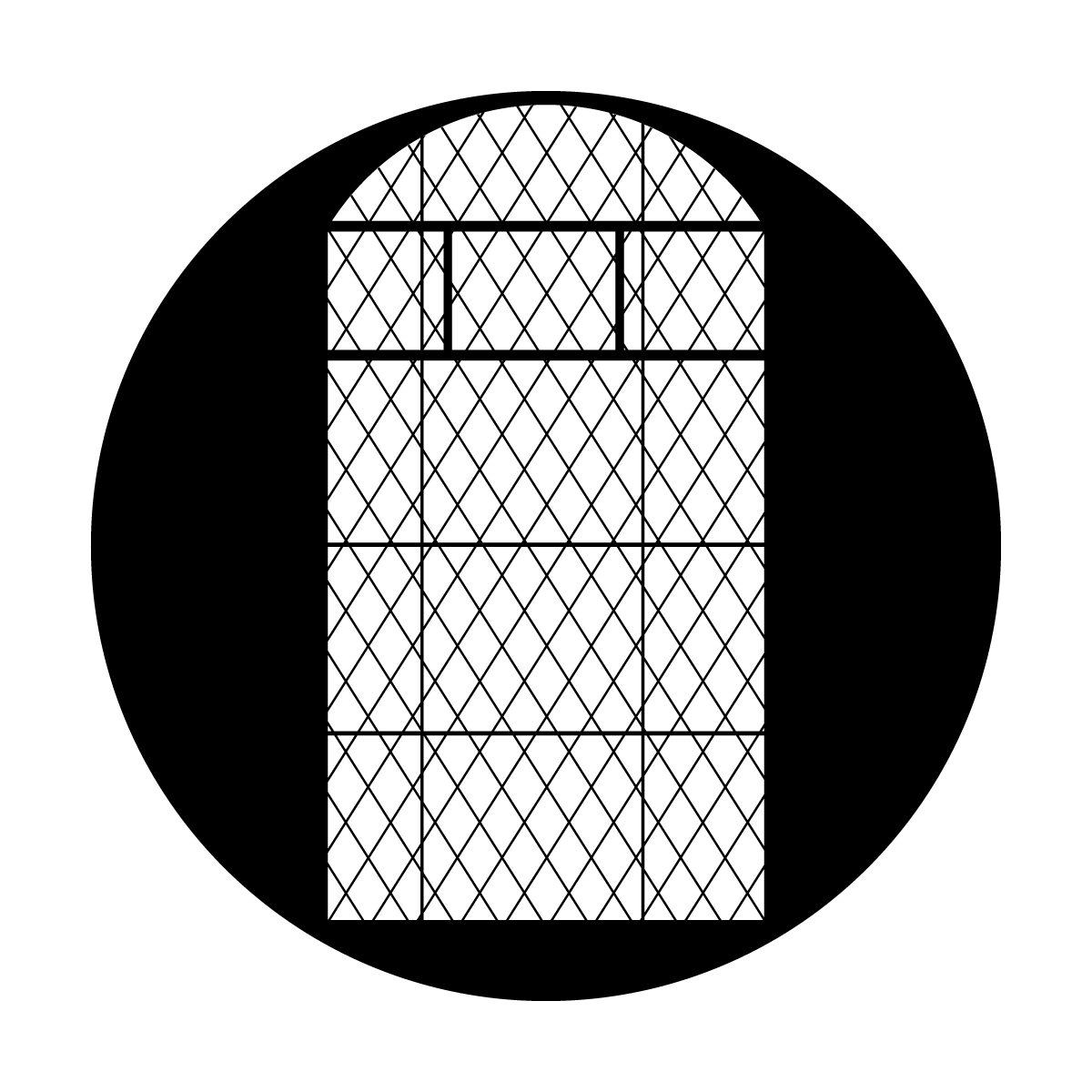M. Skinner - Arched Lattice Window