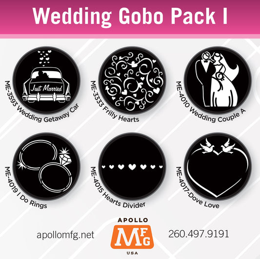 Gobo 6 Pack - Wedding 1